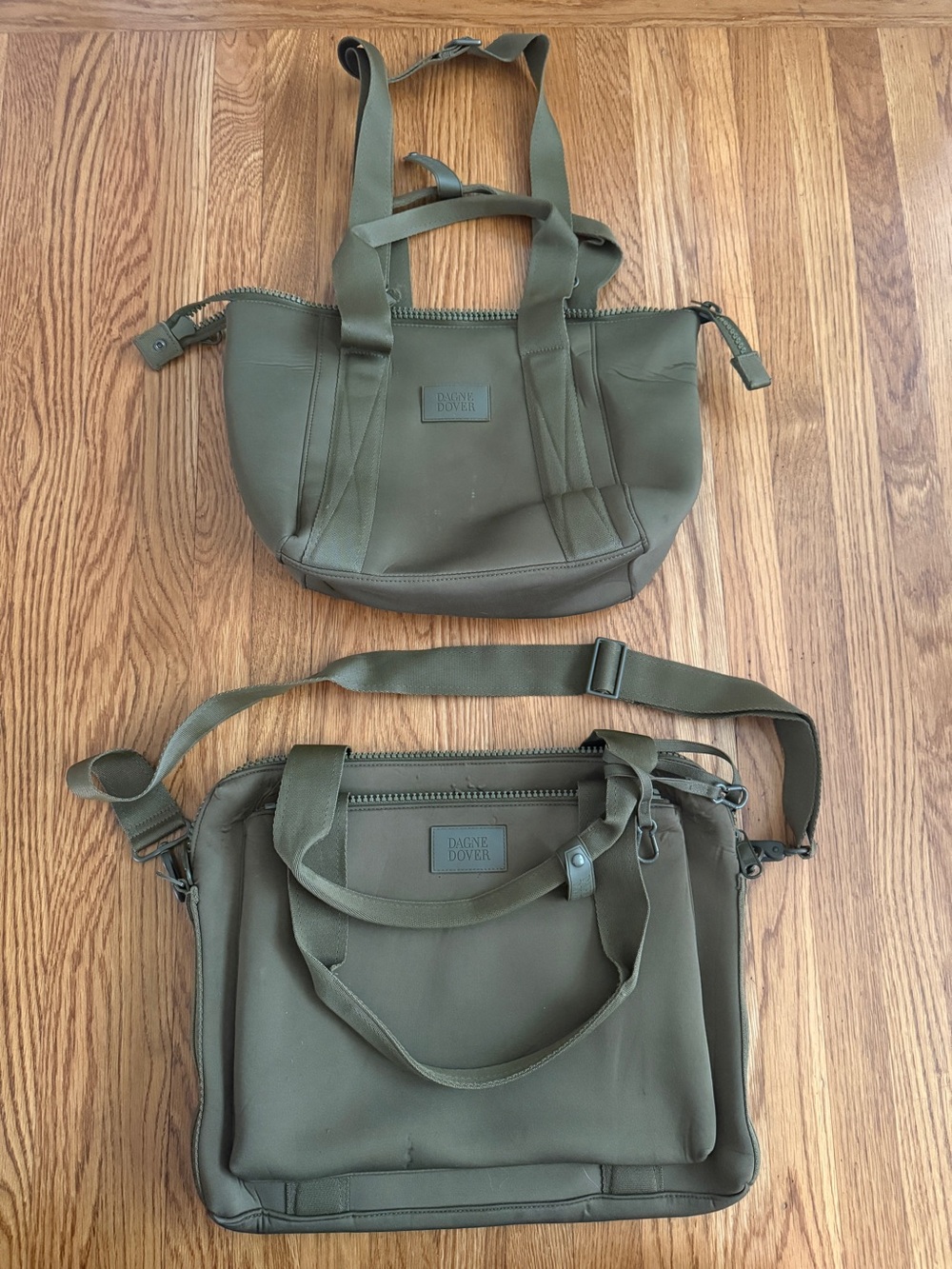 Dagne Dover olive green bags 2